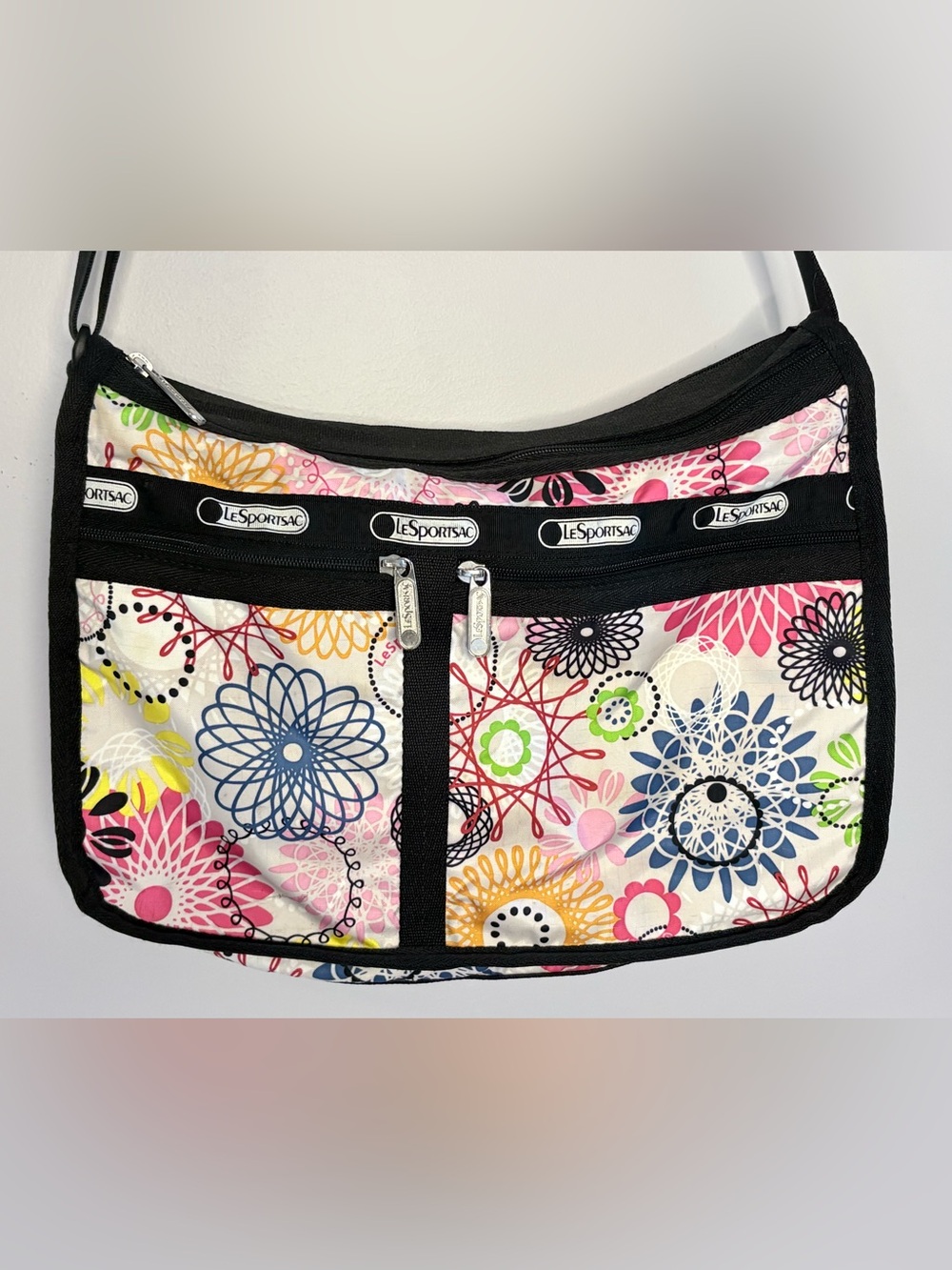 LeSportsac Floral Multi-Color Crossbody Bag